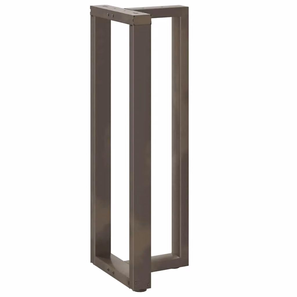 Berkfield Home T-Shaped Bar Table Legs, 2 Pieces, Black Matt Steel, W: 50 cm, D: 35 cm, H: 110-111 cm – 4