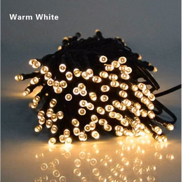 SPETLEK Solar LED Fairy Light String in Warm White, 12m for Outdoor Garden Parties – 1