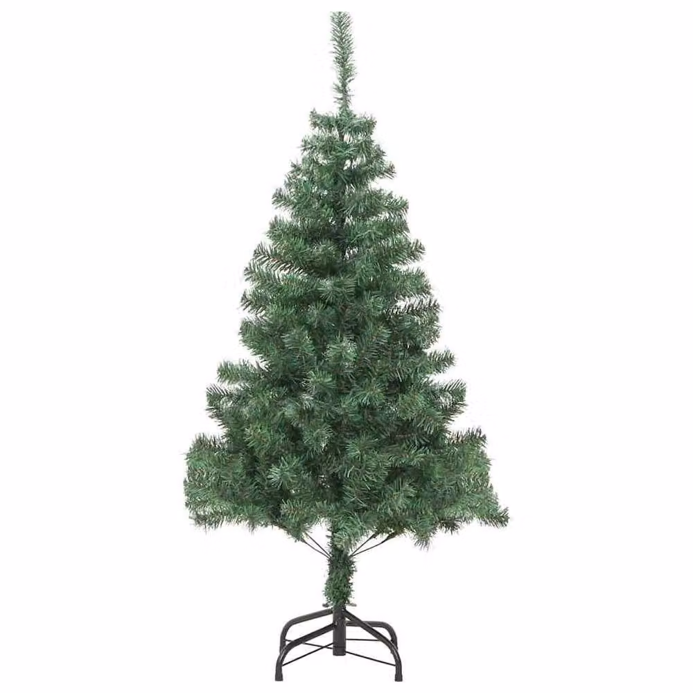 Berkfield Home Green PVC Christmas Tree with 300 LEDs and Stand, Height: 210 cm – 3