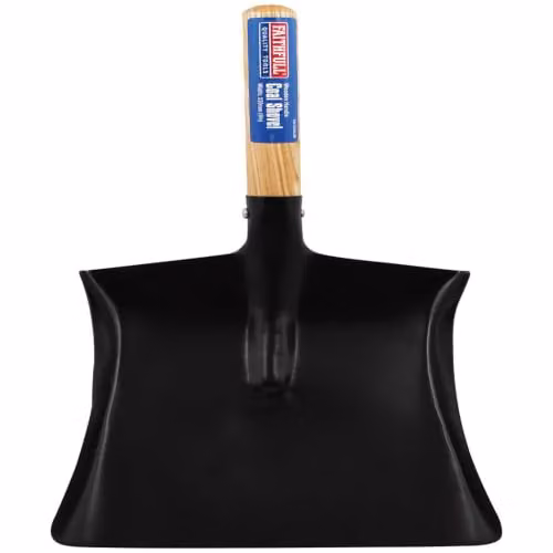 Faithfull Black Steel Coal Shovel with Wooden Handle – 2