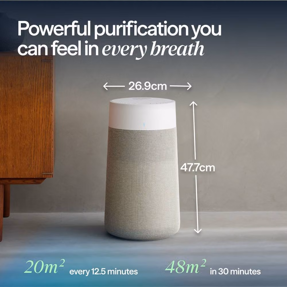 Blueair Blue Max 3250i Air Purifier in Grey with App Control and Washable Pre-Filter – 3
