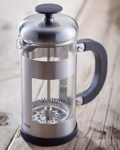 Judge 3 Cup Glass Cafetiere, 350ml, Silver and Transparent – 2
