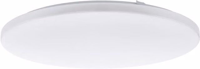 Loops White LED Ceiling Light with Plastic Shade and Metal Accents