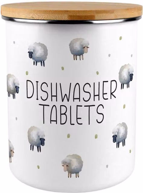Purely Home White Dotted Enamel Screw Dishwasher Safe Product 5056727428219