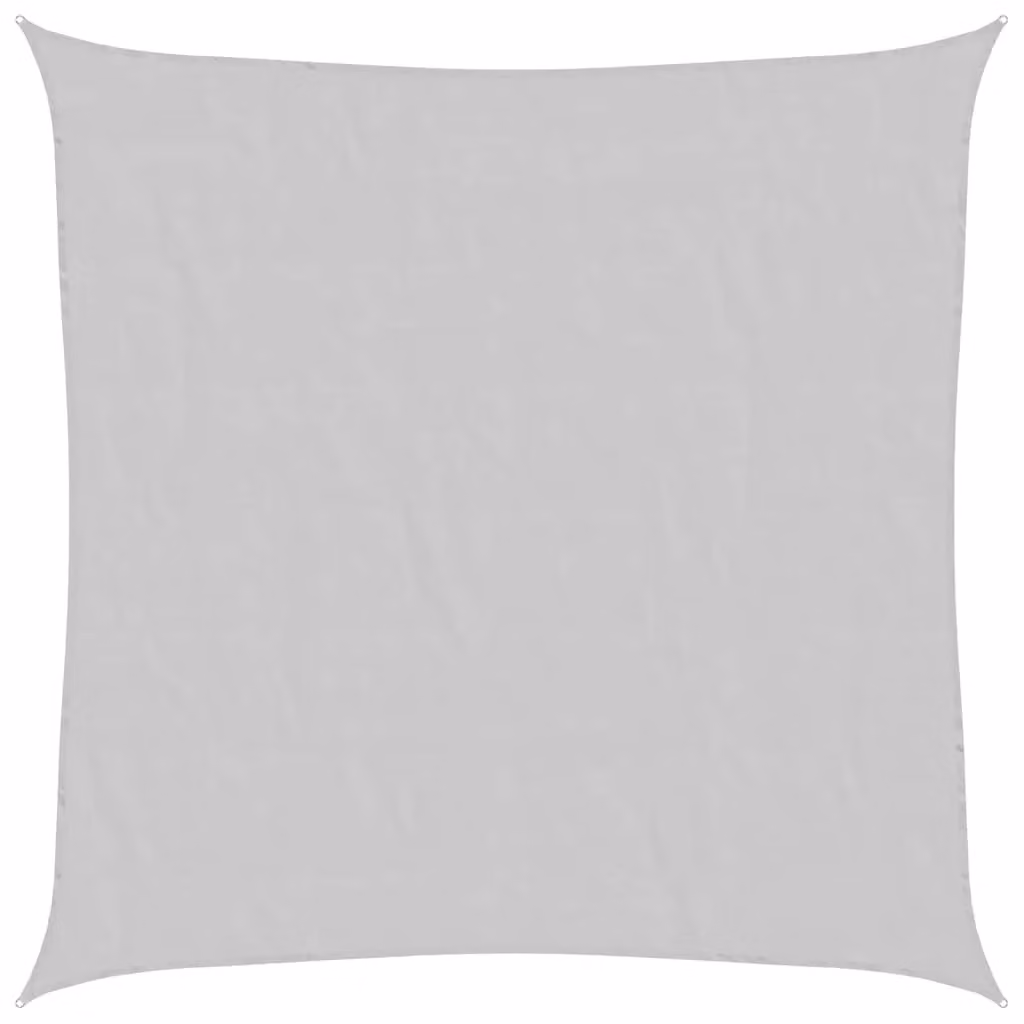 Berkfield Home Square Sun Shade Sail in Light Grey, 100% Polyester Oxford, 4 x 4 m – 1