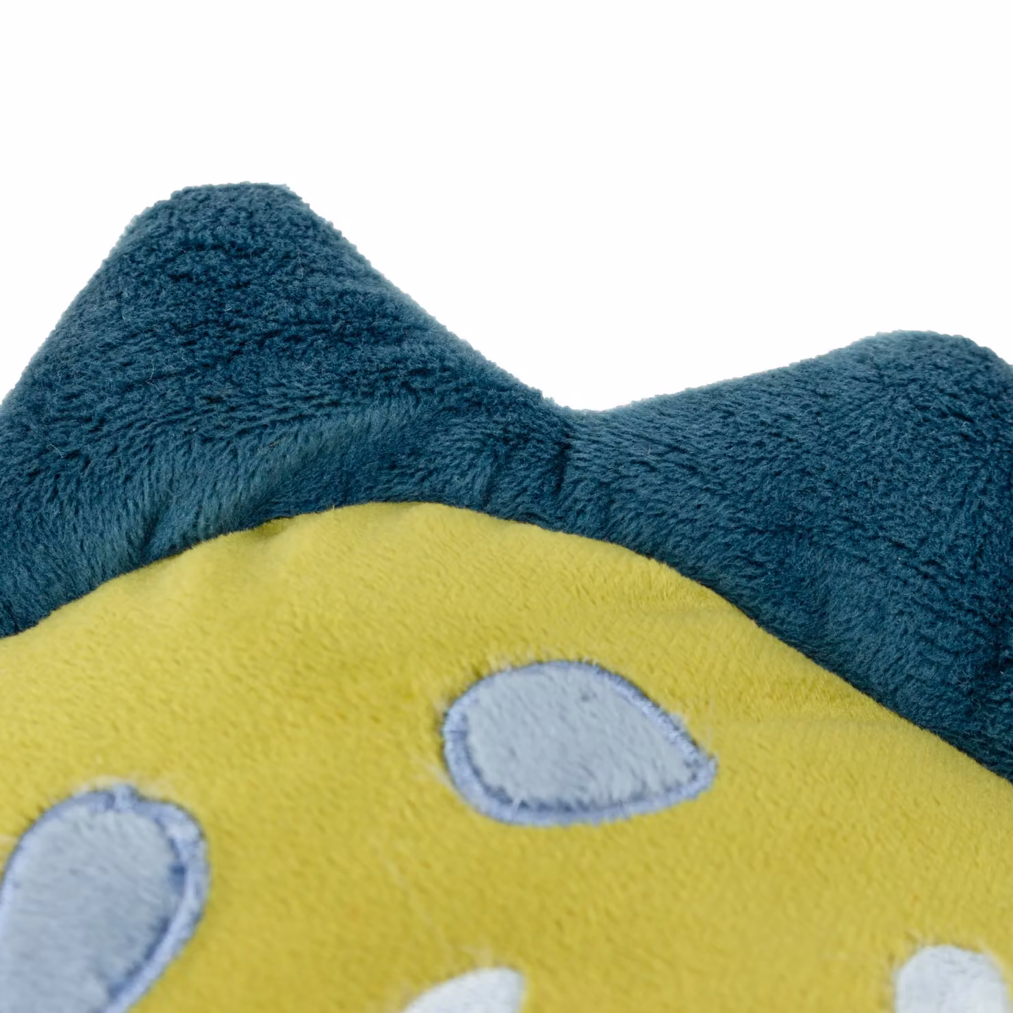 Little Furn Dino Kids Novelty Green Velvet and Polyester Filled Cushion – 3