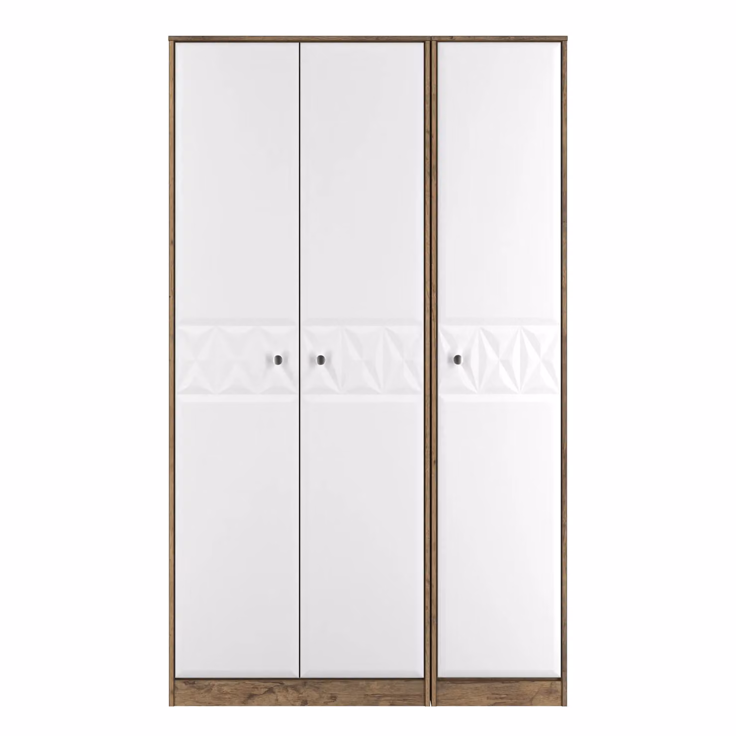 Ready Assembled 2 U Toledo 3 Door Wardrobe in Dark Brown – 2