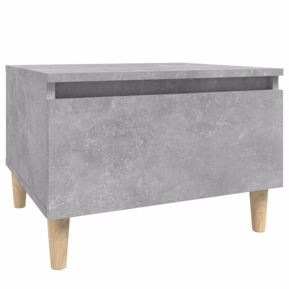 Berkfield Home Grey Concrete Effect Side Table W/D/H: 46 x 46 x 35 cm – 2