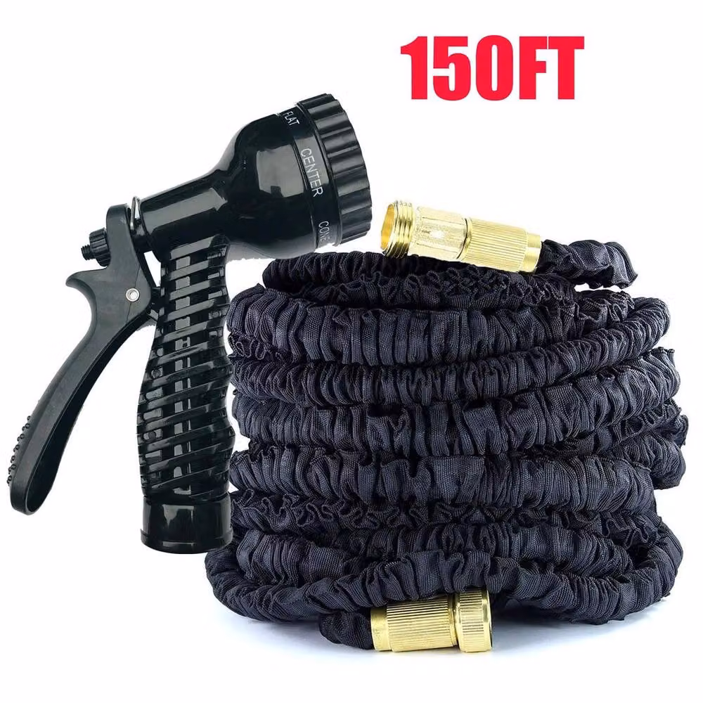 FLAVORA Black Expandable Garden Hose, 45m – 2