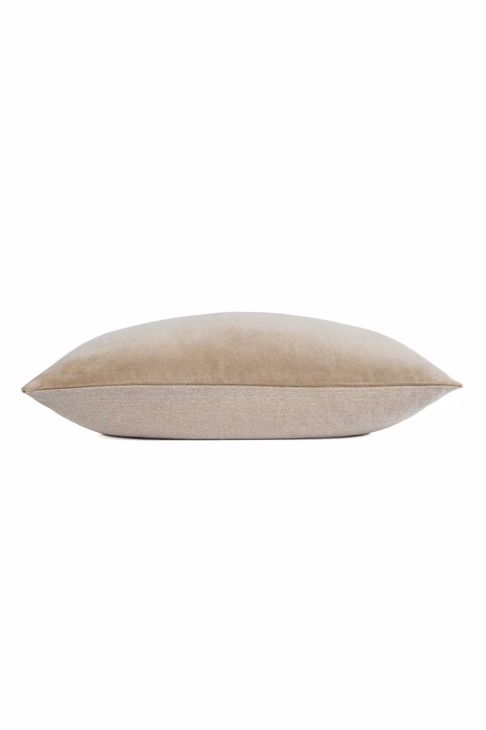 Christy Luxury Velvet Jaipur Rectangular Cushion in Brown and Beige, W: 50 cm, H: 30 cm – 1