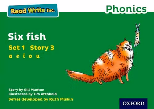 Read Write Inc. Phonics Six Fish Green Set 1 Storybook 3 by Oxford University Press