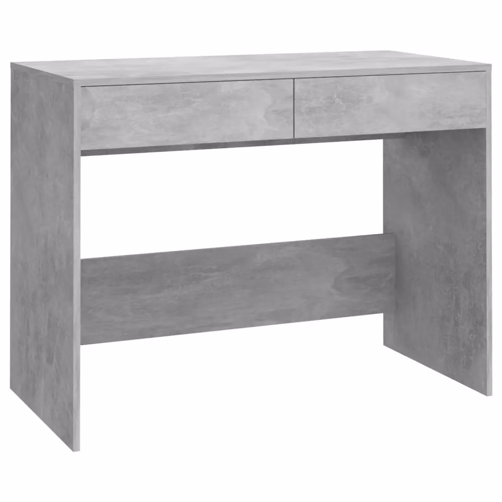 Berkfield Home Modern Writing Desk in Grey, W/D/H: 101 x 50 x 76.5 cm – 2