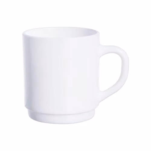 Luminarc White Glass Mug, 290 ml – 1