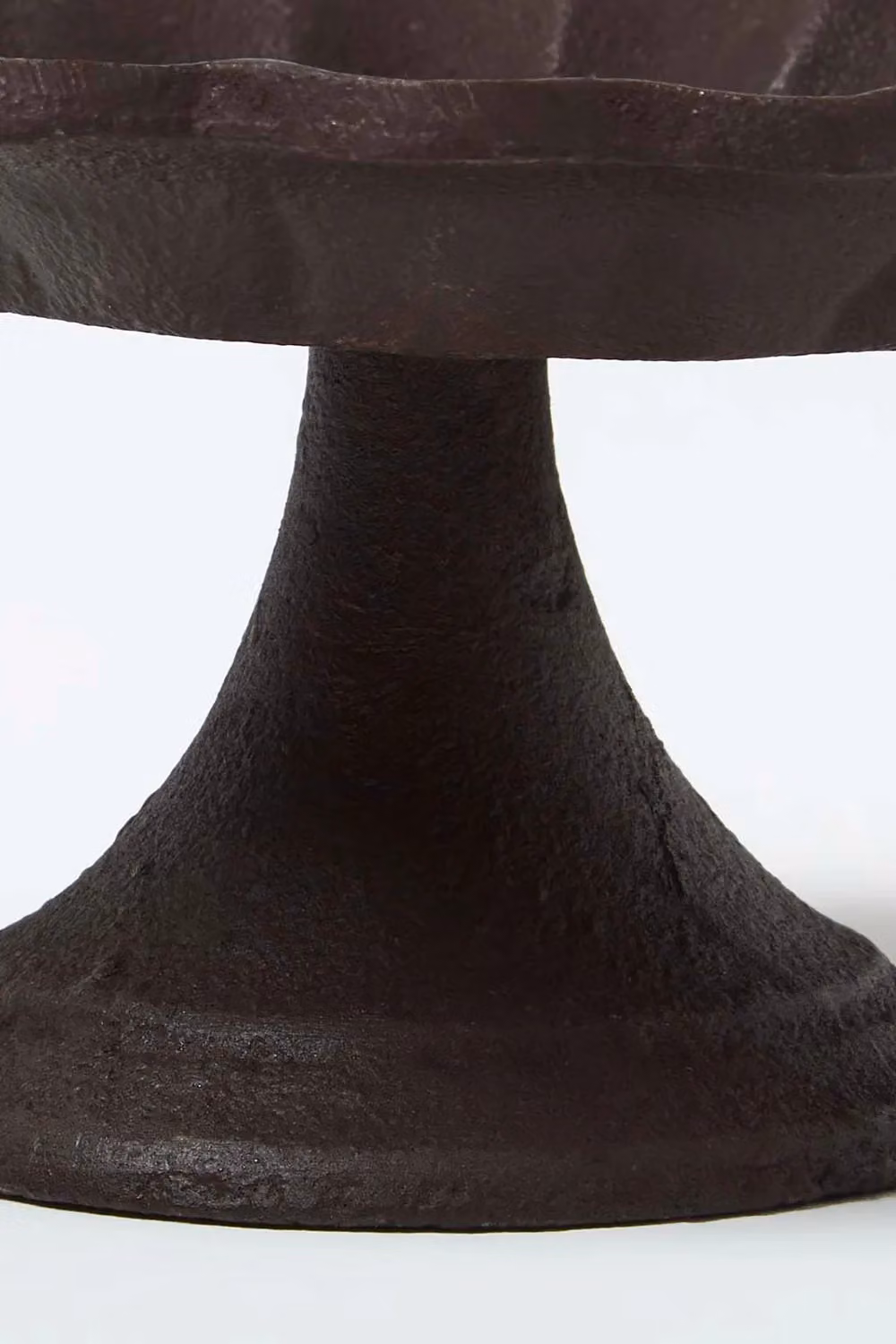 Homescapes Cast Iron Decorative Round Bird Bath with Bird Decoration in Brown – 3