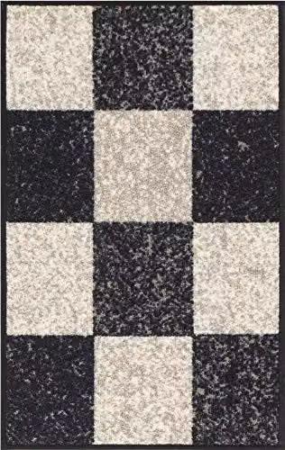 Serdim Rugs Havana Washable Non-Slip Kitchen Floor Mat, Black and Multicolour, W: 67 cm, L: 120 cm – 5