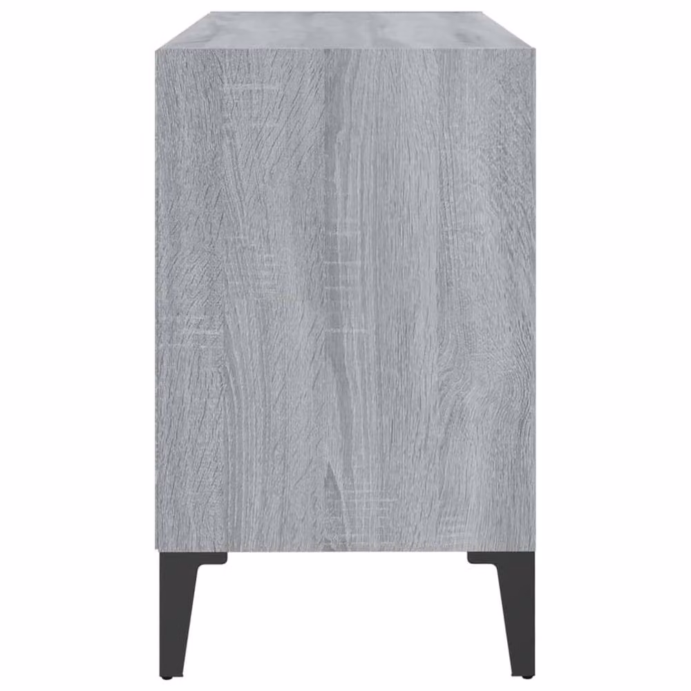Berkfield Home Modern TV Cabinet in Grey Sonoma with Metal Legs, W/D/H: 69.5 x 30 x 50 cm – 4