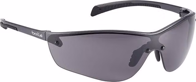 Bolle Safety Silium Platinum Tinted Safety Glasses in Silver, Grey and Multicolour