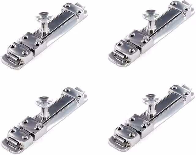 Golden Grace Silver Door Add Lock with Screws