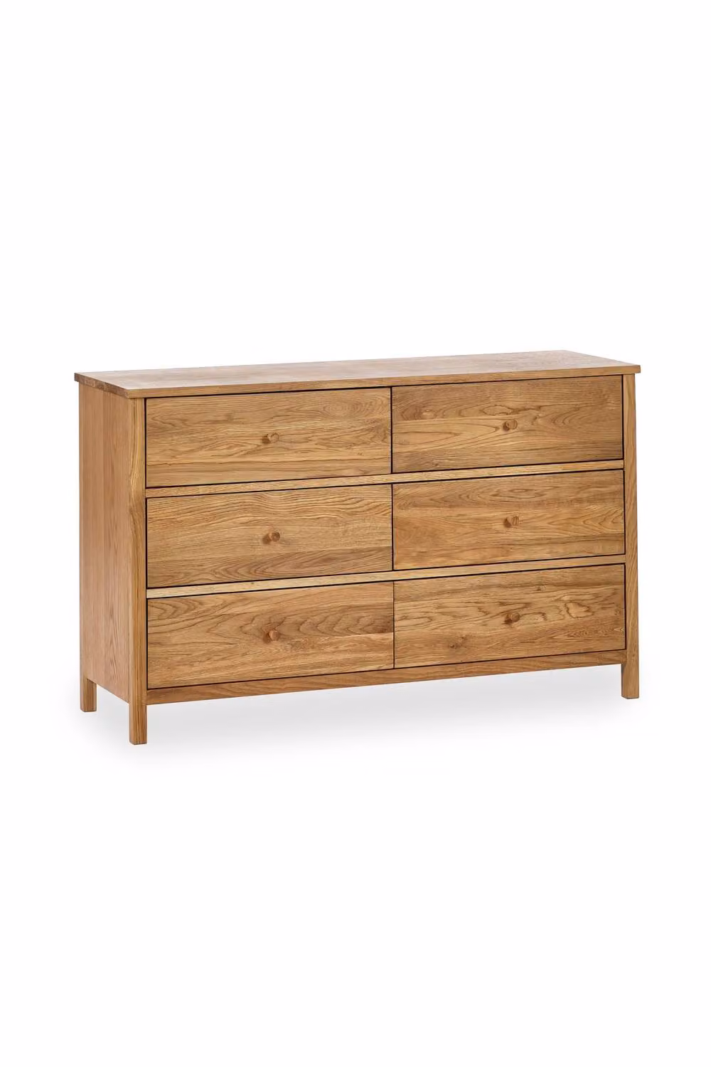 Julian Bowen Coxmoor 6 Drawer Wide Chest in Light Oak – 2