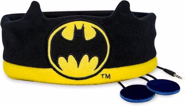 Batman Kids Band Wired Headphones - Black