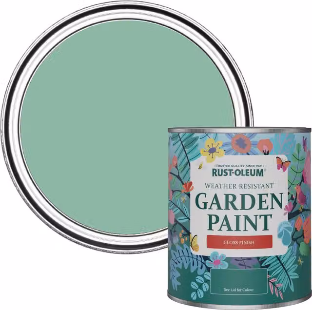 Rust-Oleum Wanderlust Garden Paint in Gloss Green, 0.75 l