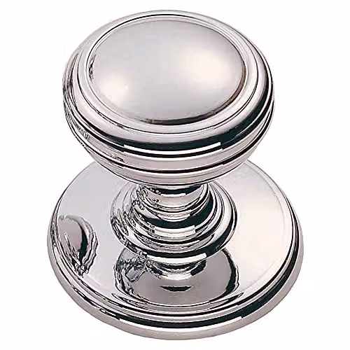 Loops 4 Pack Ringed Tiered Cupboard Door Knobs in Polished Chrome – 2