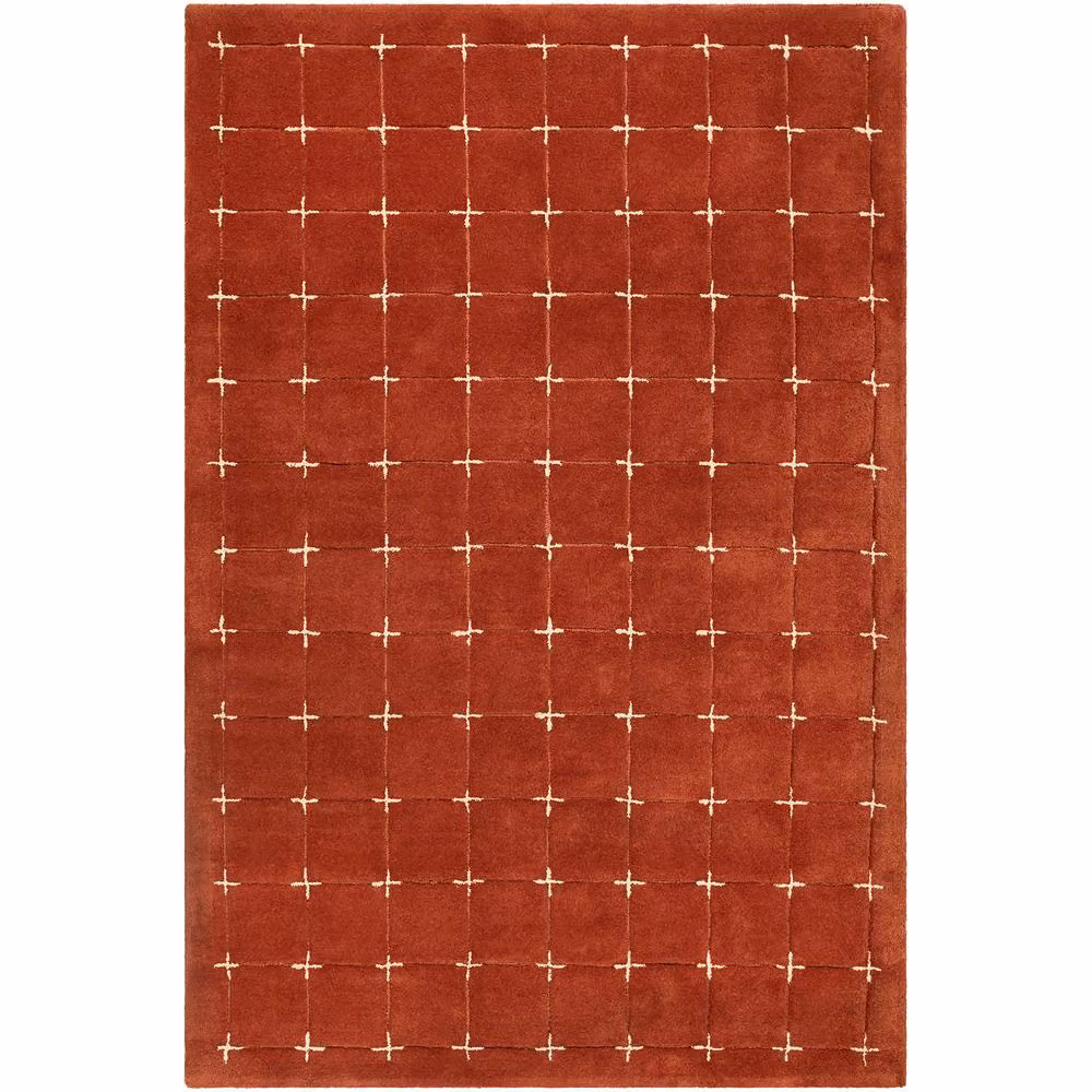 Livabliss Brook Hand-Tufted Wool Modern Living and Bedroom Rug in Green, Red and Grey, W: 185 cm, D: 275 cm – 2