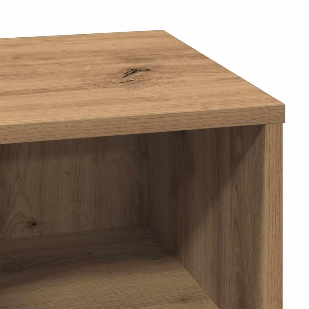 Berkfield Home Modern Bedside Cabinets with Integrated LED Lighting, Artisan Oak, Brown, W/D/H: 50 x 34.5 x 50 cm (Set of 2) – 4