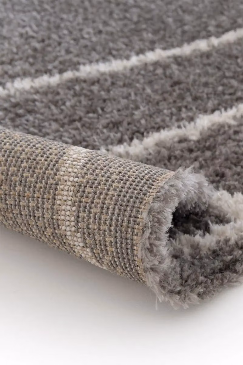 The Rug Shop UK Grey Abstract Modern Stain-Resistant Easy Care Polyester Rug, W: 200 cm, D: 290 cm – 2
