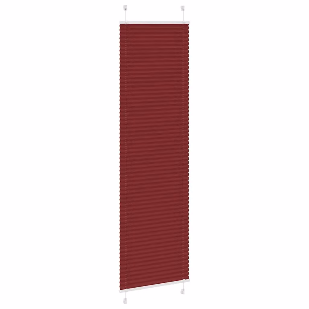 Berkfield Home Single Pleat Corded Blind in Bordeaux Red, W: 64.4 cm, H: 200 cm – 3