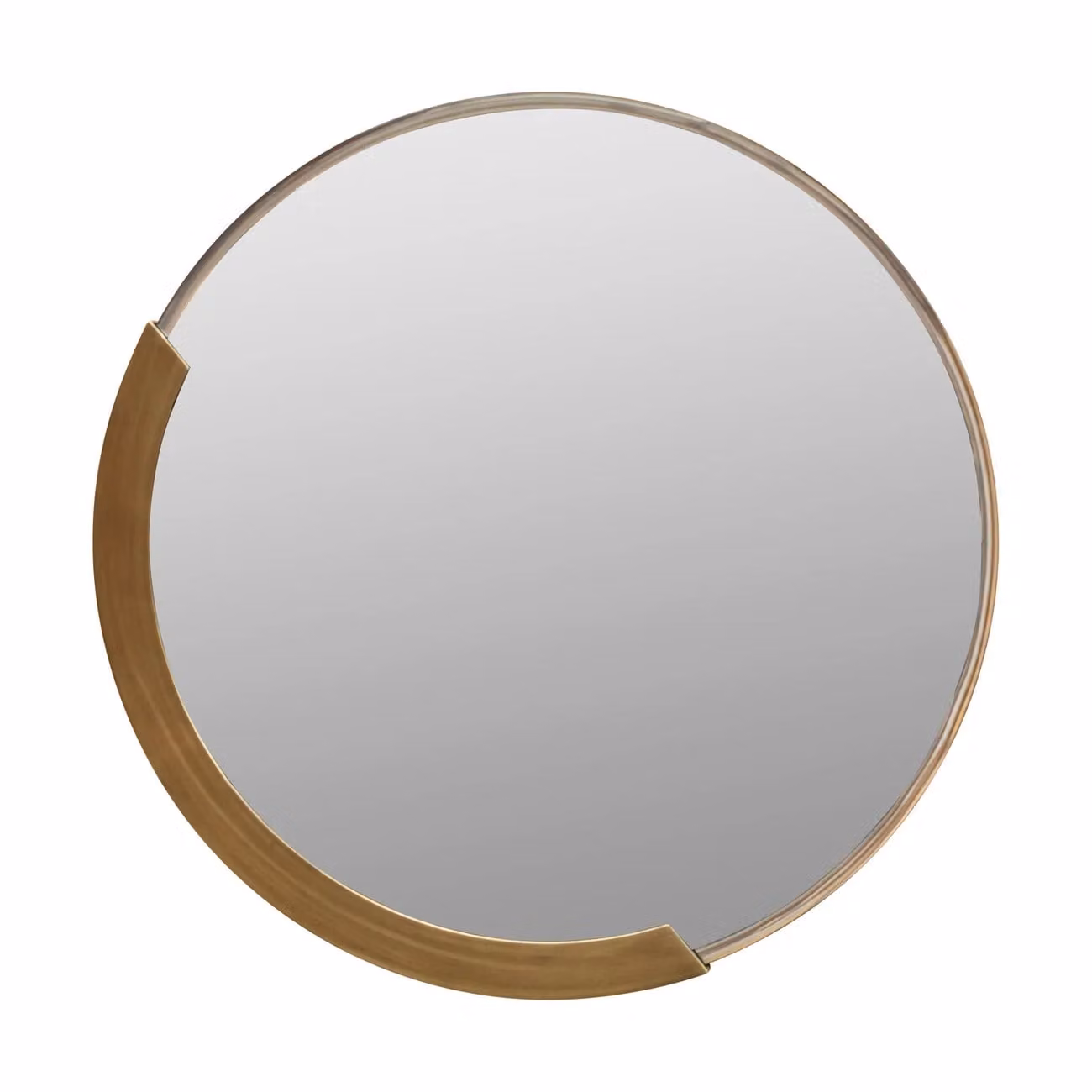 Dome Deco GARDA Round Wall Mirror in Gold