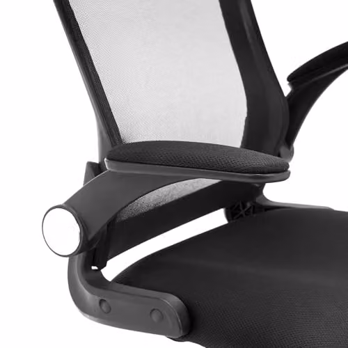 Julian Bowen Imola Modern Task Chair in Black and Silver – 5