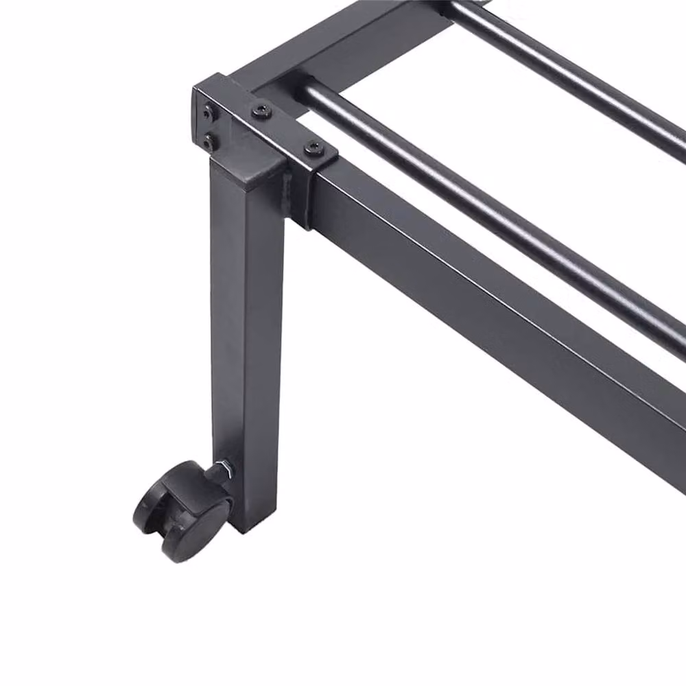 Berkfield Home Elegant Foldable Rollaway Bed Frame in Black Metal, W/D/H: 80 x 200 cm – 5