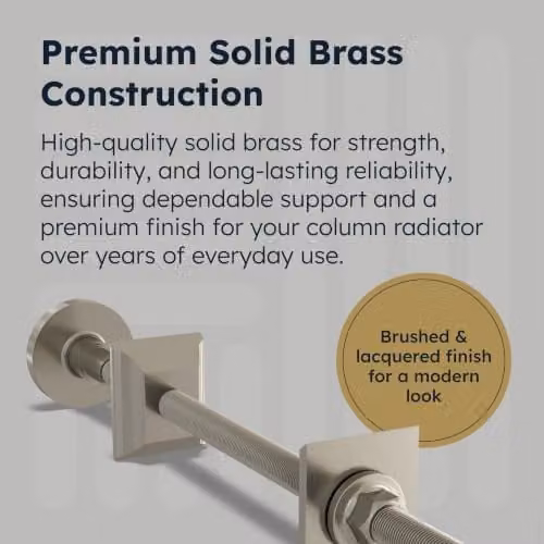 UK Radiators Brass Column Radiator Wall Stay Support Bracket – 4