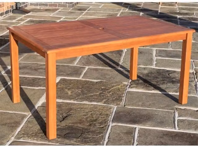 Cheshire Rectangular Brown Wood Dining Table – 1
