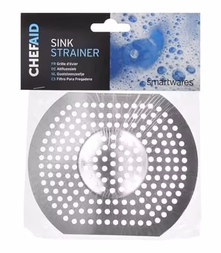 Chef Aid Aluminium Sink Strainer in Silver