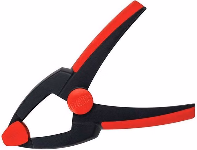 Bessey Clippix XC Spring Clamp, Red and Multicolour, 37 mm – 4