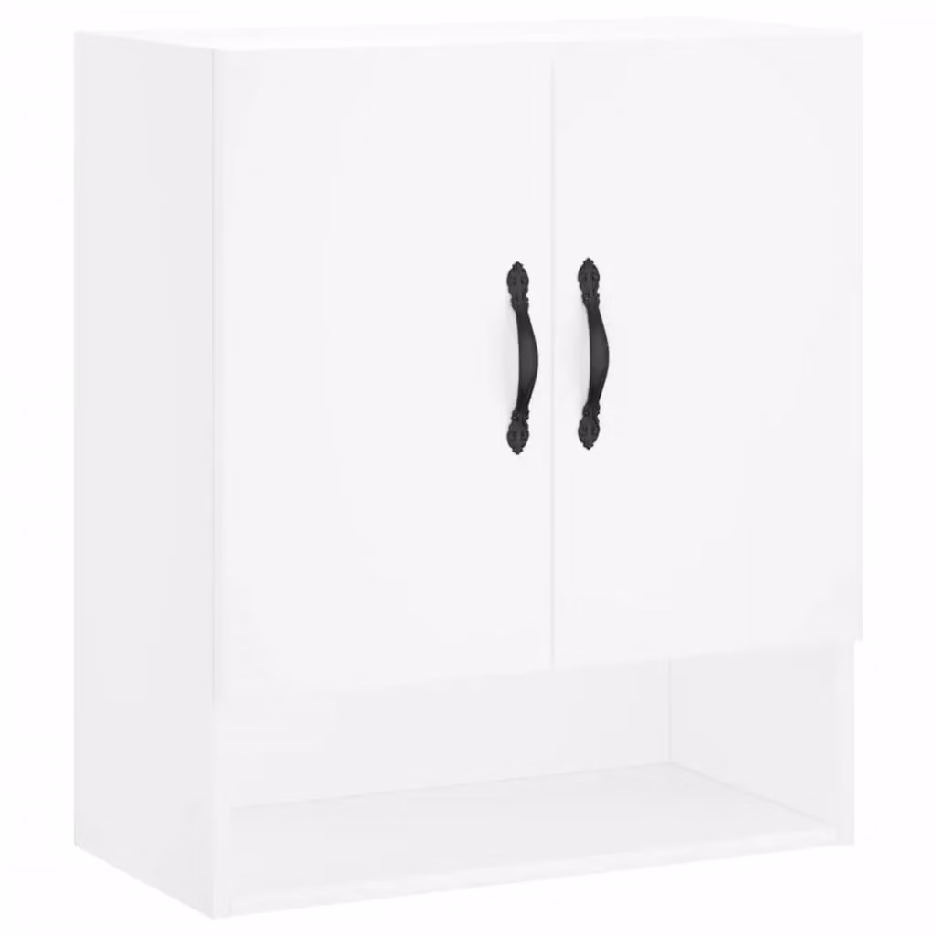 Berkfield Home White Wall Mounted Cabinet with Hinged Doors and Internal Shelves, W/D/H: 60 x 31 x 70 cm – 2