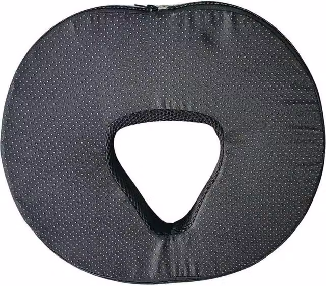 FLAVORA Black Donut Ring Cushion Pillow for Pregnancy and Hemorrhoids, W/D/H: 190 x 100 cm – 1