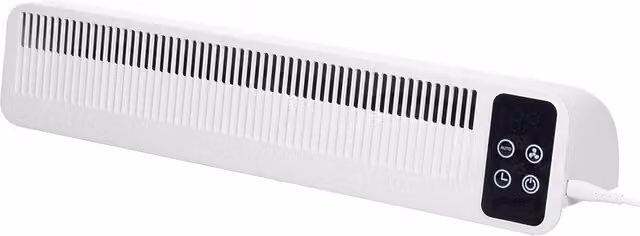 Valiant Rechargeable Magnetic Radiator Fan with 3 Heat Boosting Modes in White