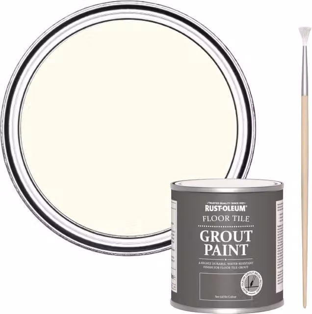 Rust-Oleum Floor Grout Paint in Antique White, 250 ml