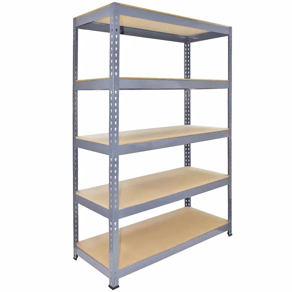 Monstershop Q-Rax Grey Metal Racking Units in Blue, W/D/H: 90 x 50 x 180 cm (Set of 3) – 2
