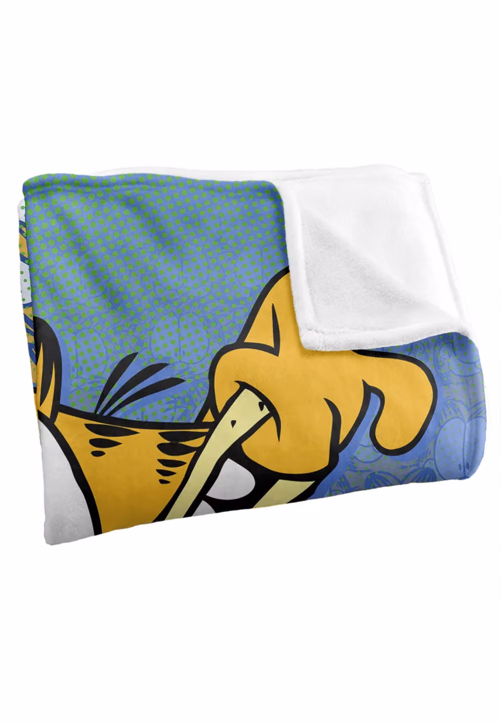 LOGOVISION White and Multicolour Fluffy Fleece Throw Blanket for Children W/D/H: 152 x 127 cm – 3