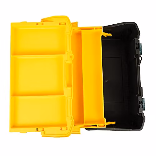 Stanley STST83397-1 Plastic Cantilever Toolbox, Grey, W: 49.1 cm, D: 34.8 cm, H: 25.0 cm – 3