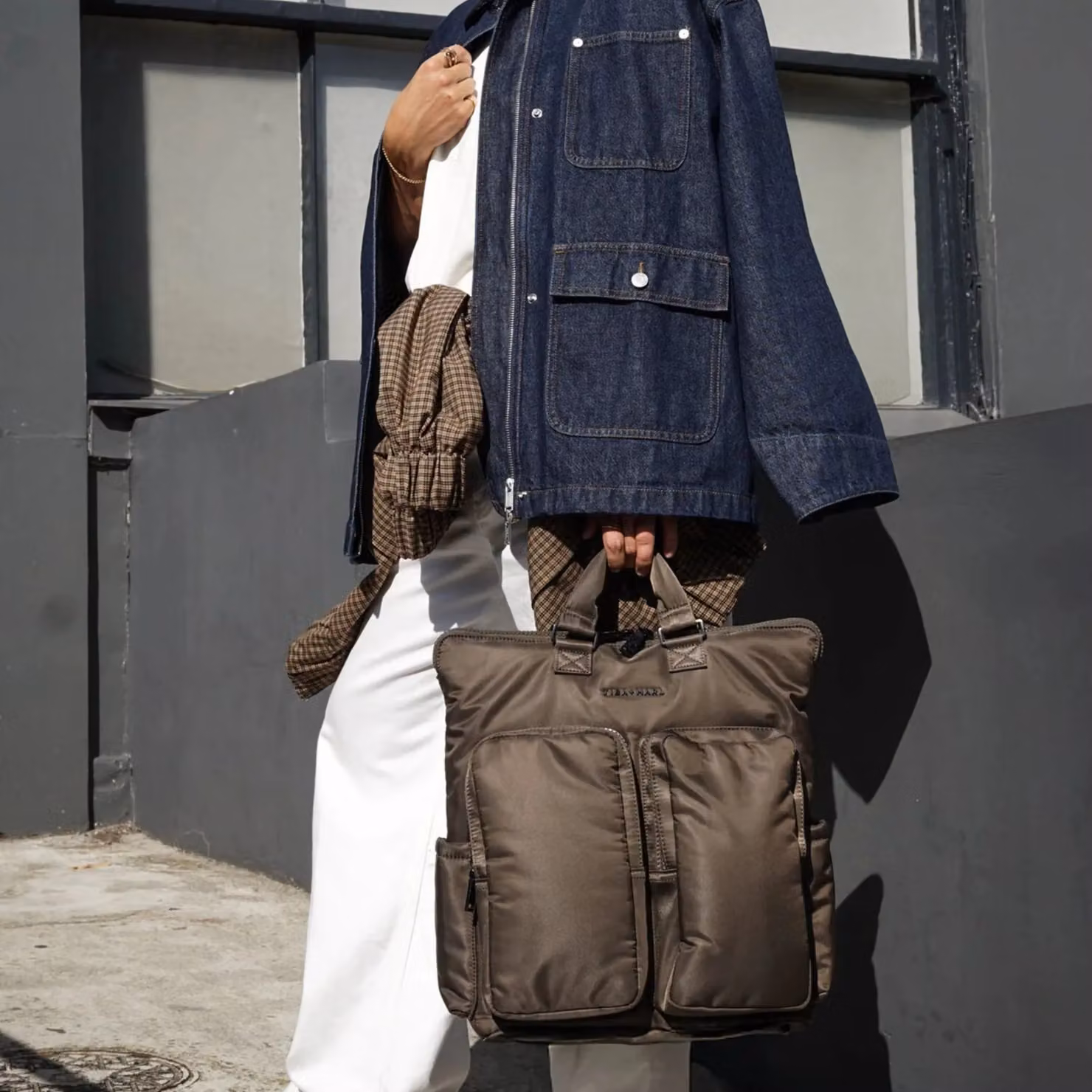 Tiba + Marl Ozzy Changing Tote Backpack 2.0 in Brown – 2