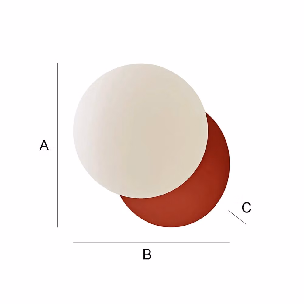 ValueLights Darla Pair of Burnt Orange Frosted Glass Globe IP44 Rated Bathroom Wall Lights – 3
