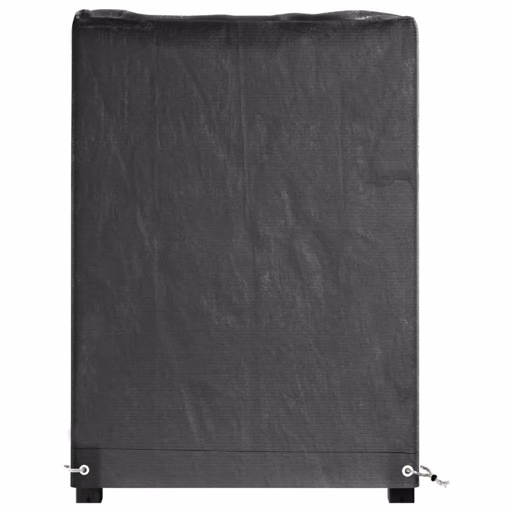 Berkfield Home Water-Repellent Rectangular Bench Covers in Black, 2 Pack, W/D/H: 125 x 55 x 75 cm – 3