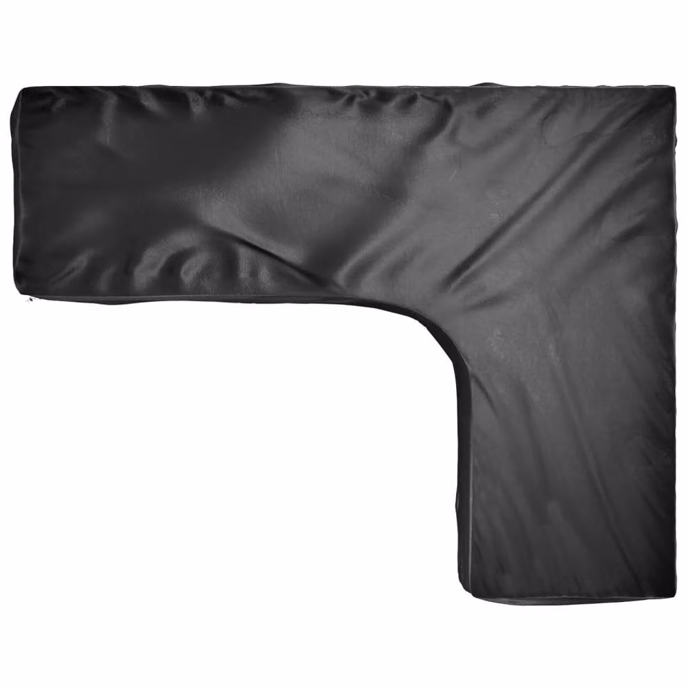 Berkfield Home L-Shaped Garden Furniture Covers, 2 Pack, Black, W/D/H: 260 x 210 x 80 cm – 4