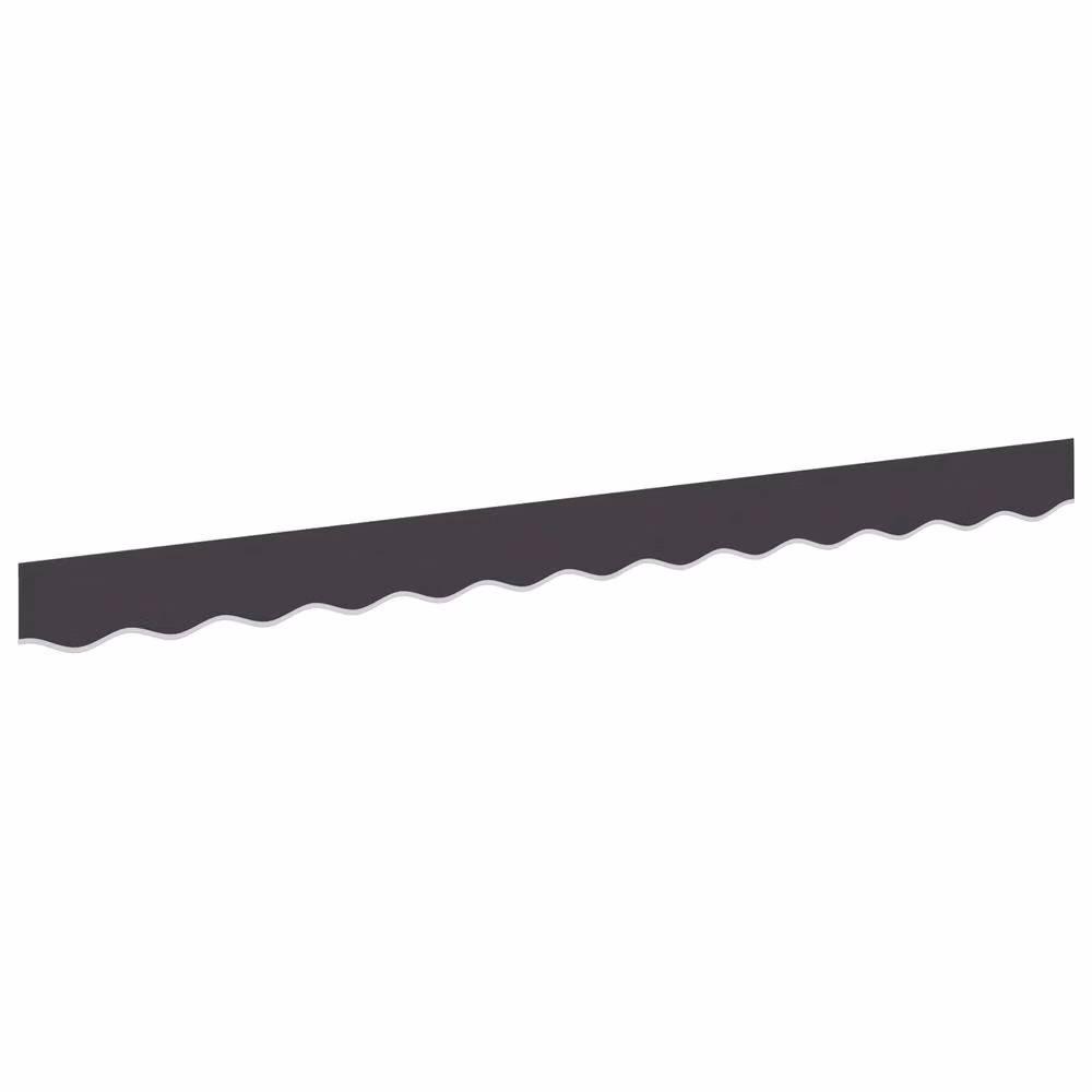 Berkfield Home Anthracite Awning Valance for 2.5 m Frame, W: 2.3 m, H: 0.2 m – 2