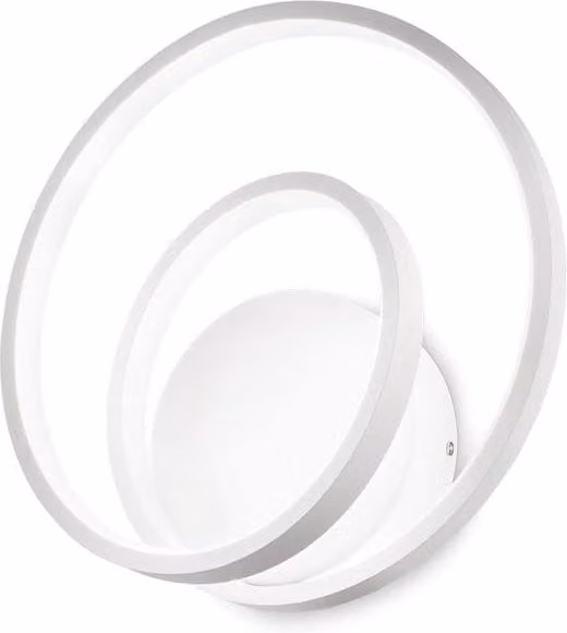 Netlighting Oz Integrated LED Dimmable Up and Down Wall Lamp in White 4000K